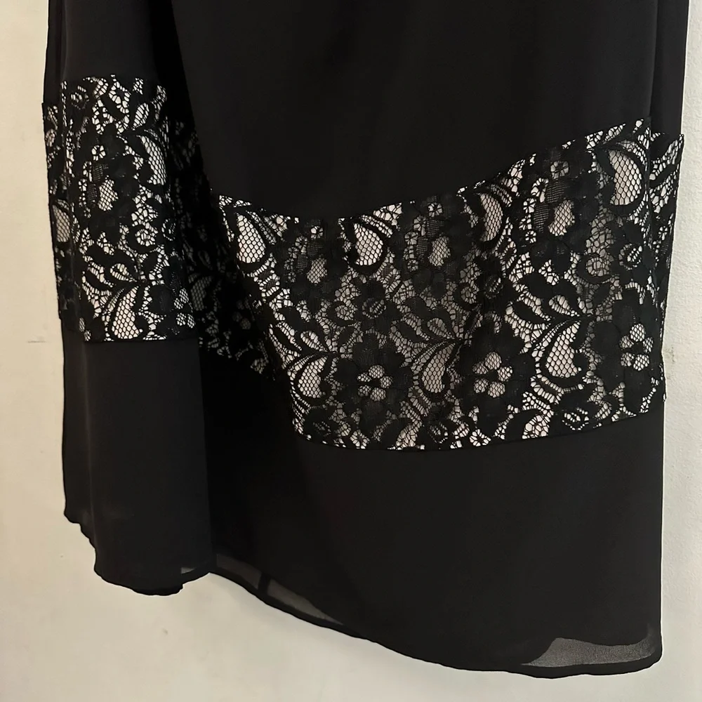 Maxi Chiffon & Lace Classic Skirt - Picture 3 of 5